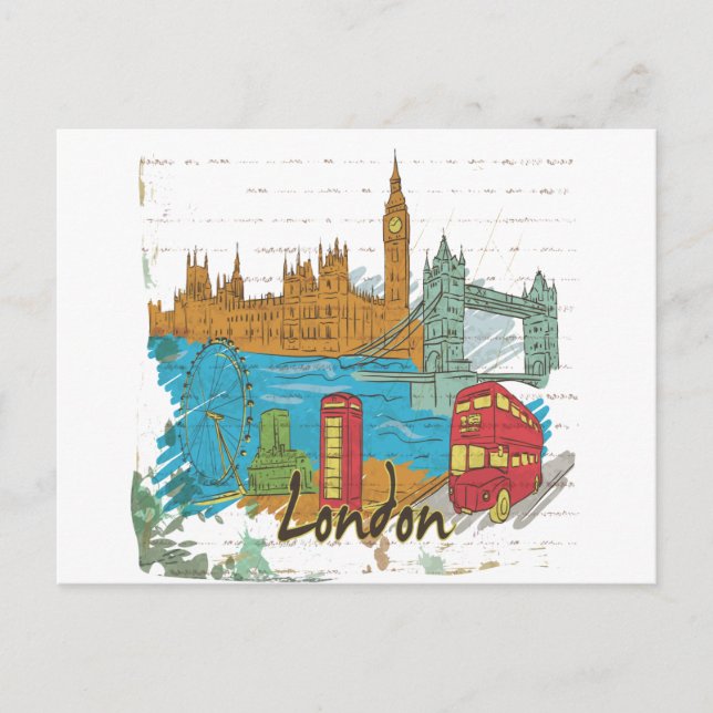 Postal Londres (Anverso)