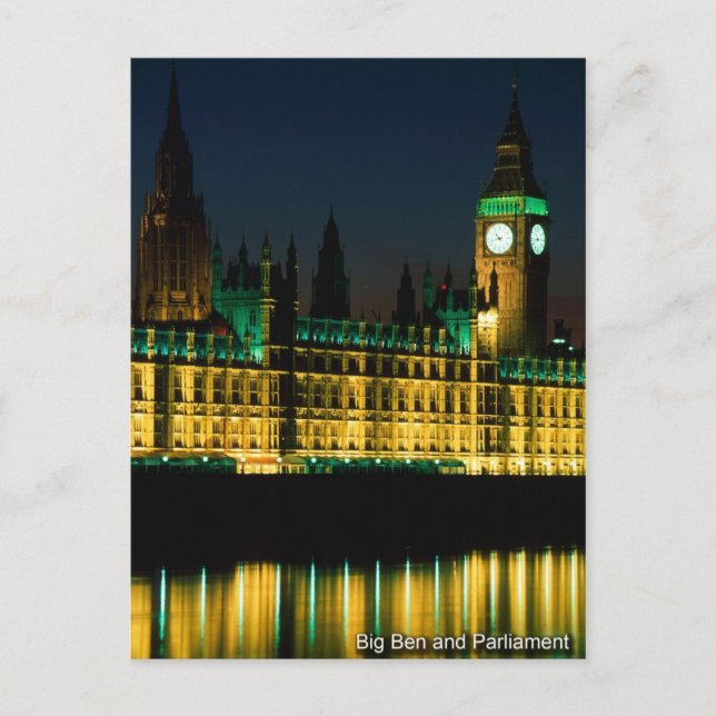 postal londres 03 Big ben (Anverso)