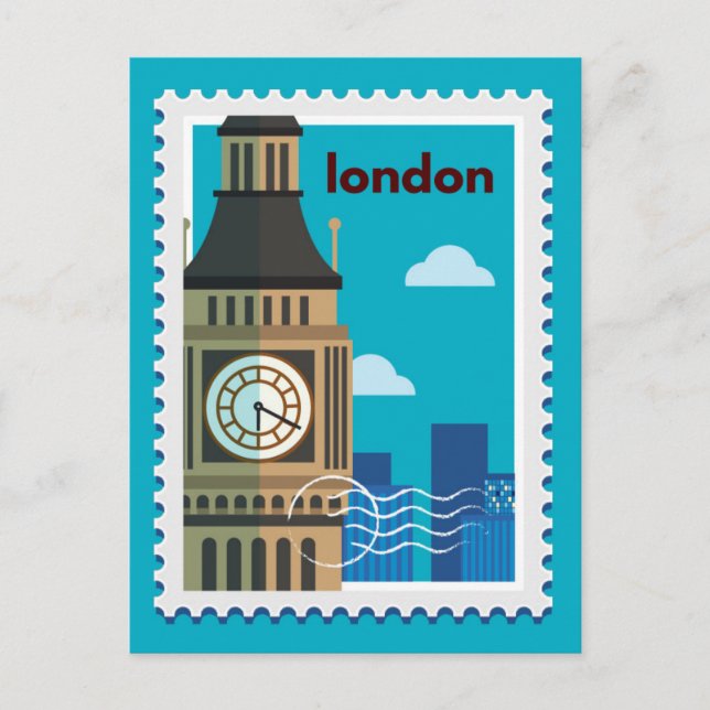 Postal Londres Inglaterra (Anverso)