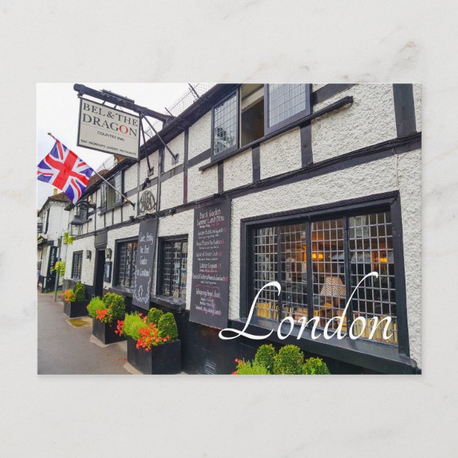 Postal Londres Inglaterra Gran Bretaña Arquitectura de Pu (Anverso)