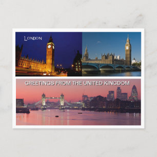 Postal Londres Inglaterra Postcard Mojisola A Gbadamosi-O