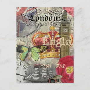 Postal Londres Inglaterra Viaje Viaje Arte Viejo Europa