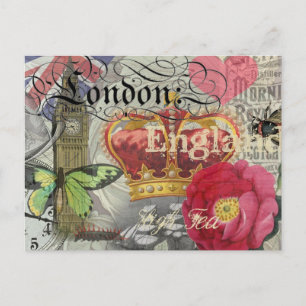 Postal Londres Inglaterra Viaje Viaje Arte Viejo Europa