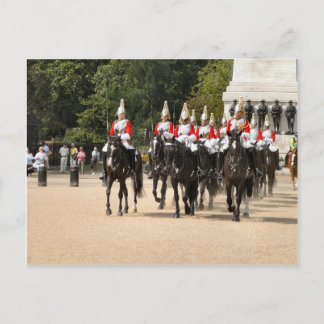 Postal Londres, la caballería doméstica, cambiando la gua