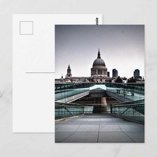 Postal Londres - Puente del Milenio y St. Pauls (6334) (Anverso / Reverso)
