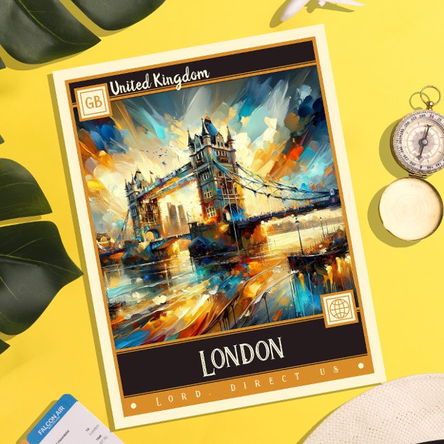 Postal Londres, Reino Unido | Pintura de época (Subido por el creador)