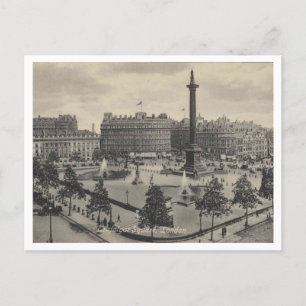 Postal Londres Reino Unido, Trafalgar Square 1911 Inspira