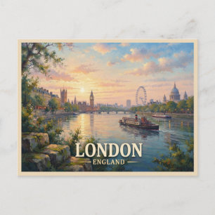 Postal Londres Viaje Inglaterra