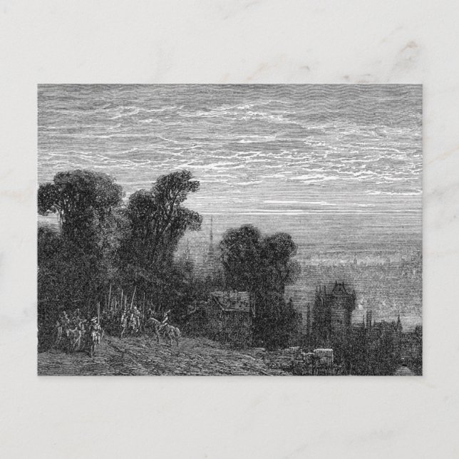 Postal Londres victoriano - Hampstead Heath (Anverso)