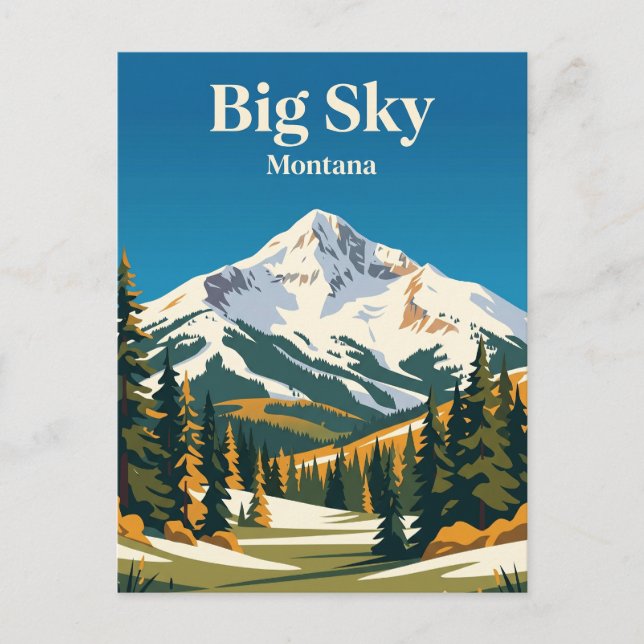 Postal Lone Mountain EE. UU. (Anverso)