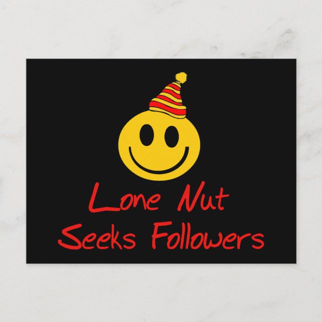 Postal Lone Nut Busca Seguidores (Anverso)
