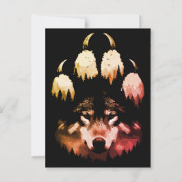 Postal Lone Wolf. Alma salvaje