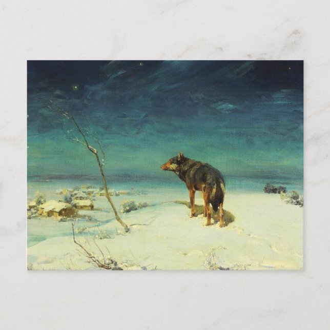 Postal Lone Wolf Samotny Wilk (Anverso)