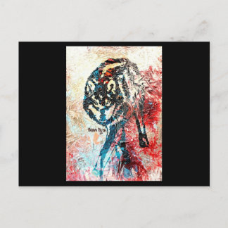 Postal Lone Wolf - Un original de Brown Eyes