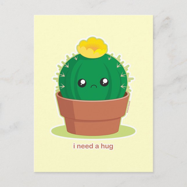 Postal Lonely Cactus (Anverso)