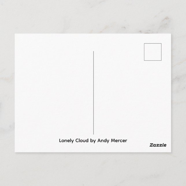 Postal Lonely Cloud  (Reverso)