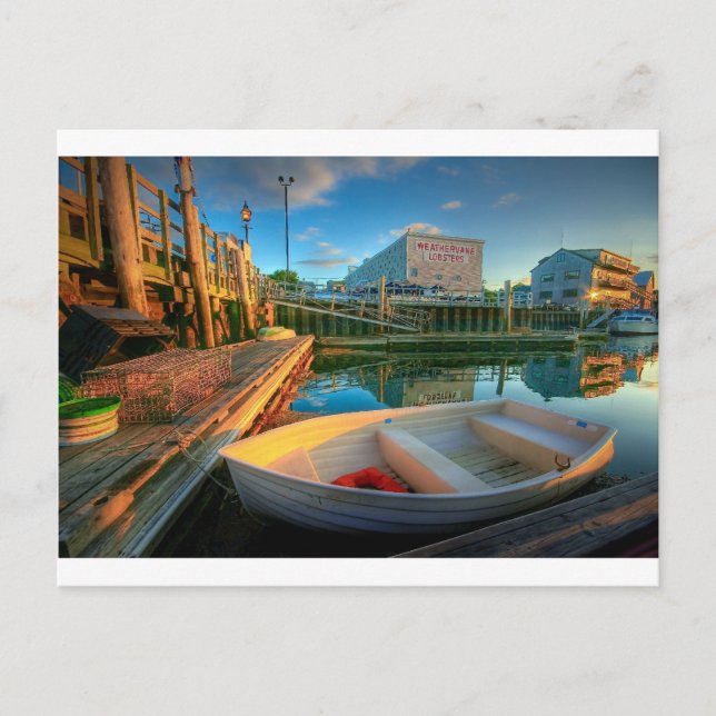 Postal Lonely Dingy - Belfast, Maine (Anverso)