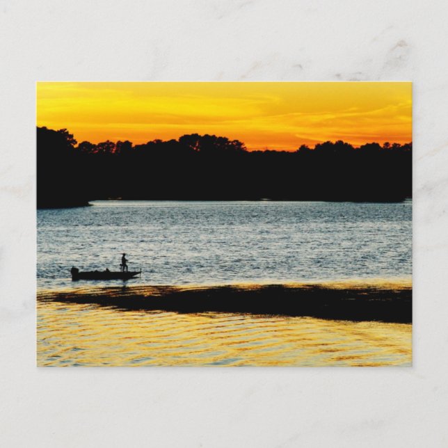 Postal Lonely Fisherman (Anverso)