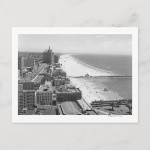 Postal Long Beach, California Coastline y Beach
