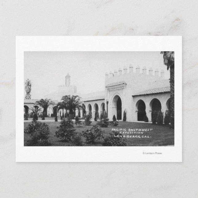 Postal Long Beach, California Pacific SW Expo Bldg. (Anverso)