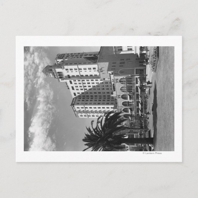 Postal Long Beach, California Wilton Hotel Photograph (Anverso)