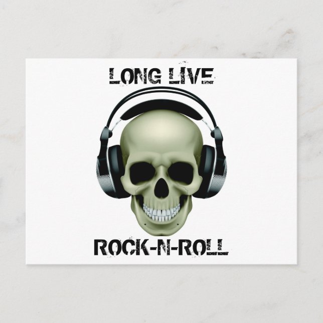 POSTAL LONG LIVE ROCK-N-ROLL (Anverso)