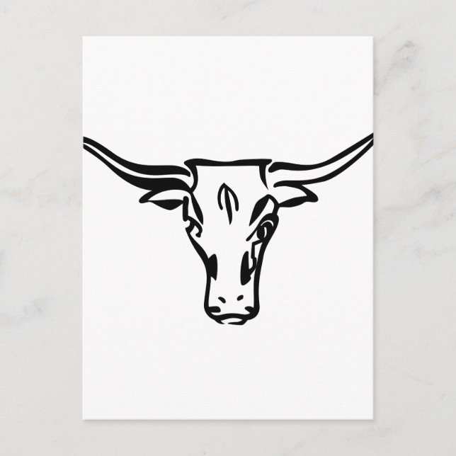 Postal Longhorns (Anverso)