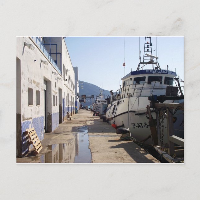 Postal Lonja del puerto de Altea, Alicante, España (Anverso)