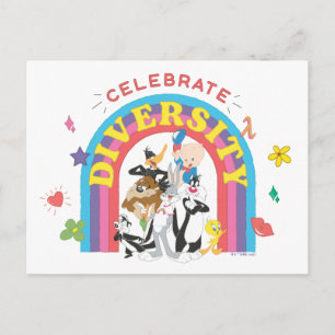 Postal LOONEY TUNES™ - Celebrar el Orgullo de la Diversid