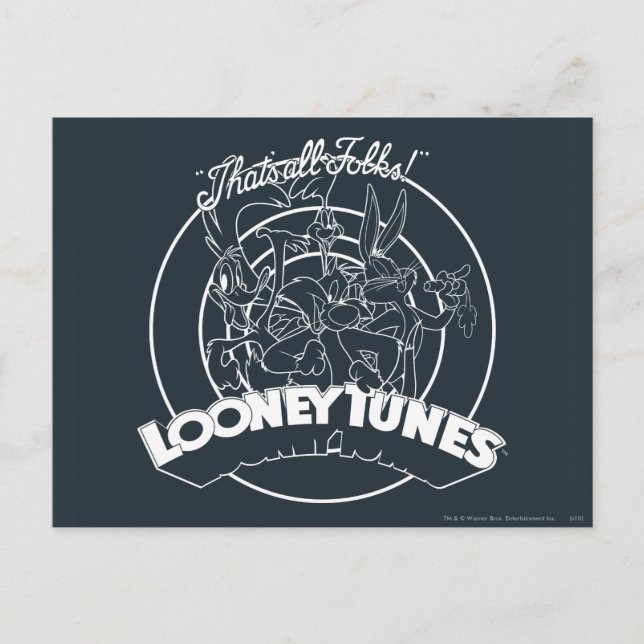 POSTAL LOONEY TUNES™ ¡ESO ES TODOS LOS SEGUIDORES!™ (Anverso)