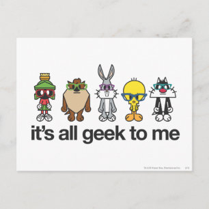 Postal LOONEY TUNES™ Nerds - All Geek