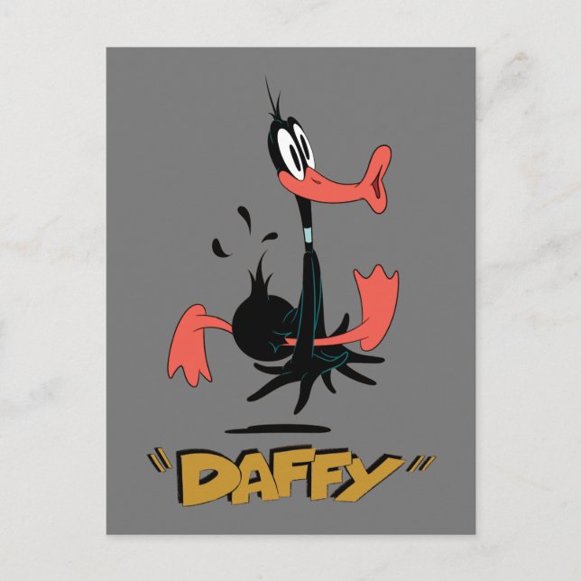 Postal LOONEY TUNES™ Retro Laughs | DAFFY DUCK™ (Anverso)