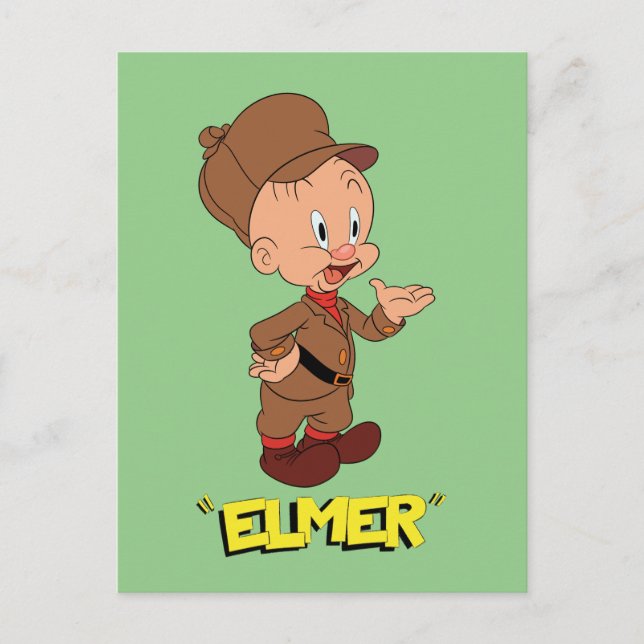 Postal LOONEY TUNES™ Retro Laughs | ELMER FUDD™ (Anverso)