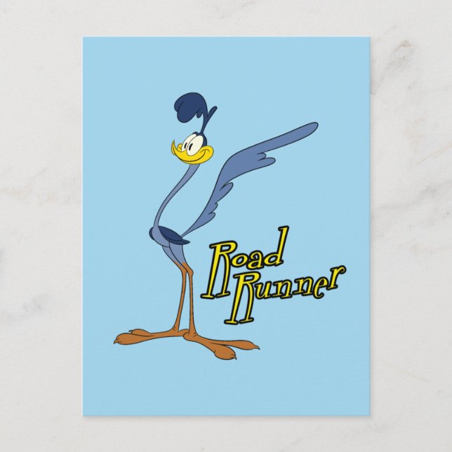 Postal LOONEY TUNES™ Retro Laughs | ROAD RUNNER™ (Anverso)