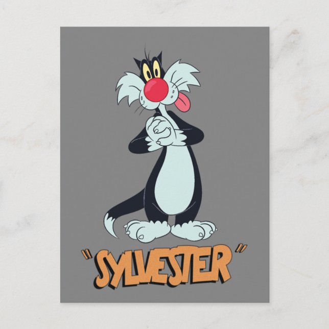 Postal LOONEY TUNES™ Retro Laughs | SYLVESTER™ (Anverso)