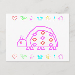 Postal Loopzie Ladybug