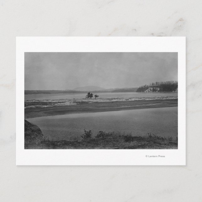 Postal López, WA - Ver la montaña de la tortuga de vuelta (Anverso)