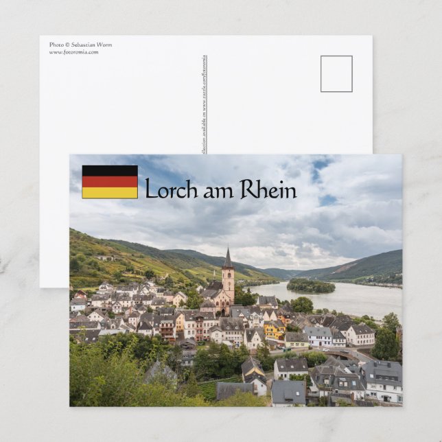 Postal Lorch am Rhein (Anverso / Reverso)
