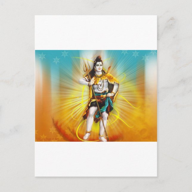 POSTAL LORD SHIVA (Anverso)