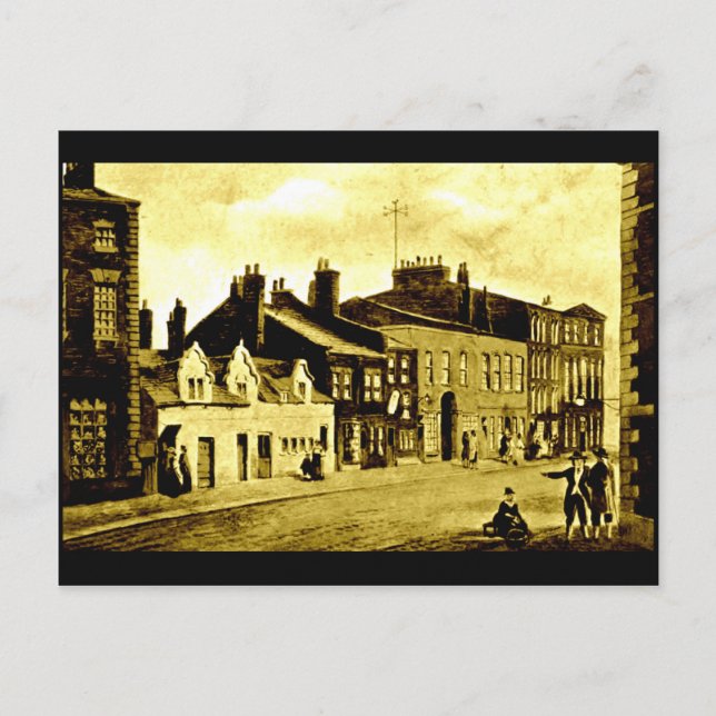 Postal Lord Street - North Side, Liverpool, 1798 (Anverso)