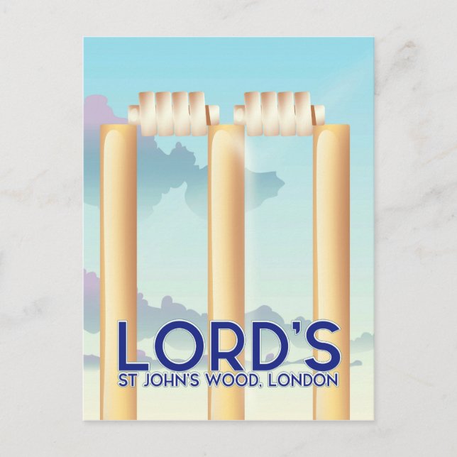 Postal Lord's St John's Wood, London (Anverso)