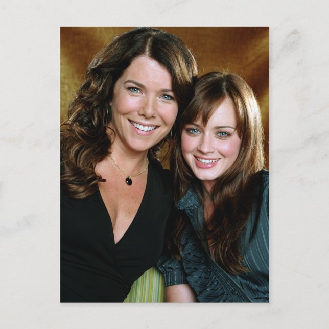 Postal Lorelai y Rory Close-Up Retrato (Anverso)