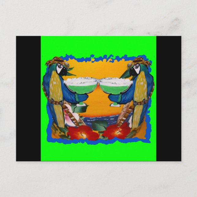 Postal Loritos de Fiesta (Anverso)