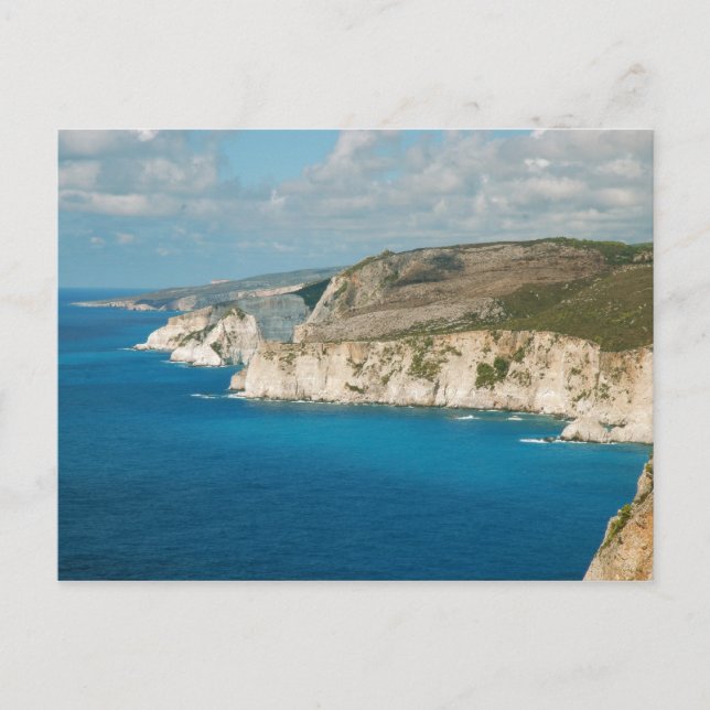 Postal Los acantilados (Anverso)