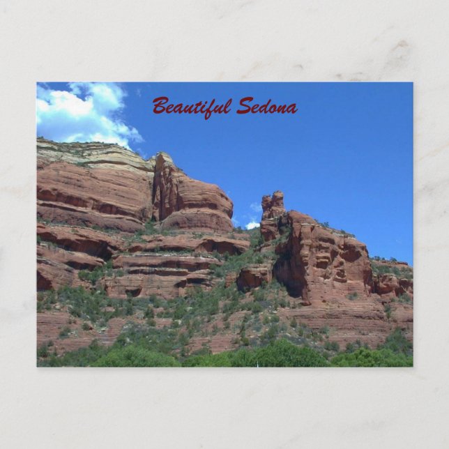 Postal Los acantilados rojos de Sedona - Postcard (Anverso)