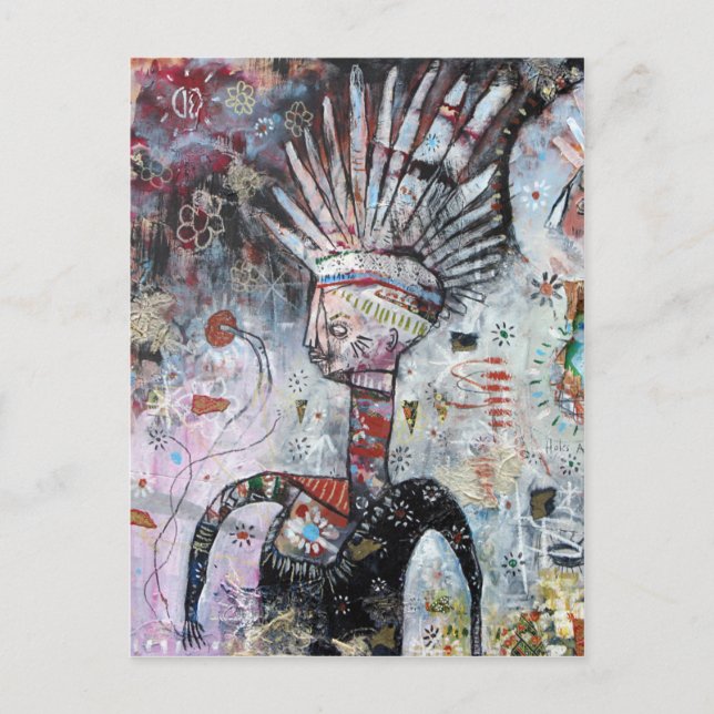 Postal los agujeros no son diferentes de las ventanas (Anverso)