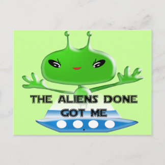 Postal Los Alienígenas han terminado me han pillado