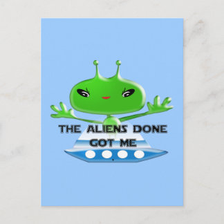 Postal Los Alienígenas han terminado me han pillado