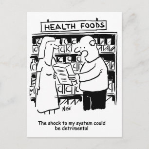 Postal Los alimentos saludables podrían ser perjudiciales