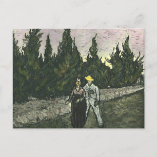 Postal Los amantes, Bella Artes Van Gogh